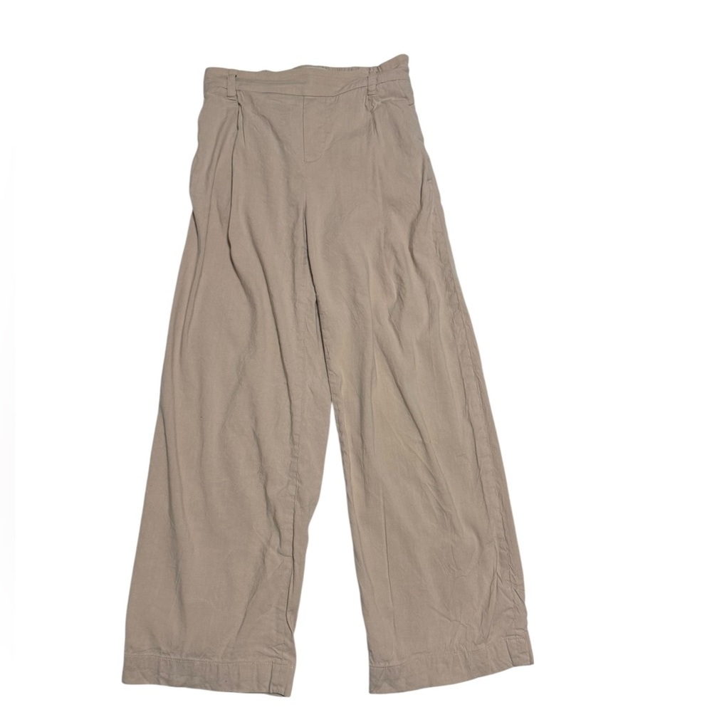 Vince Pleated Women's Trousers Pants Linen Blend XS TALL - Picture 2 of 8